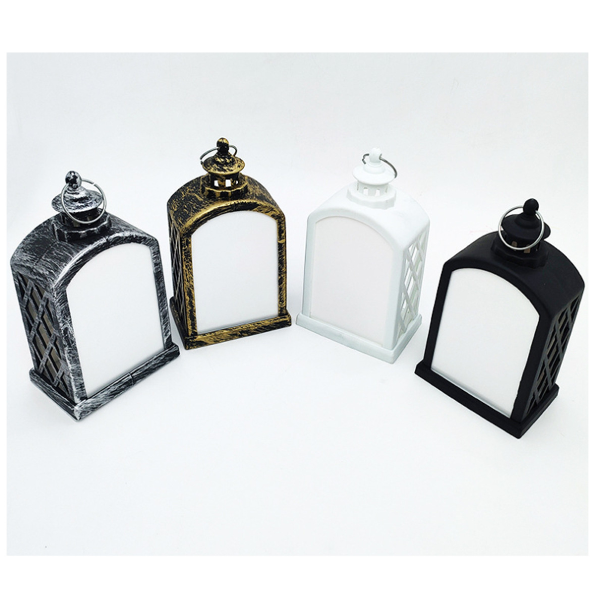 Foreign Trade New Product Pet Heat Transfer Christmas Decoration Led Lantern Sublimation Led Decorative Night Light