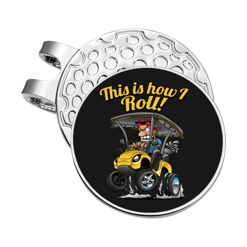Picture of Golf cap clip magnetic ball mark metal mark cross-border hot sale