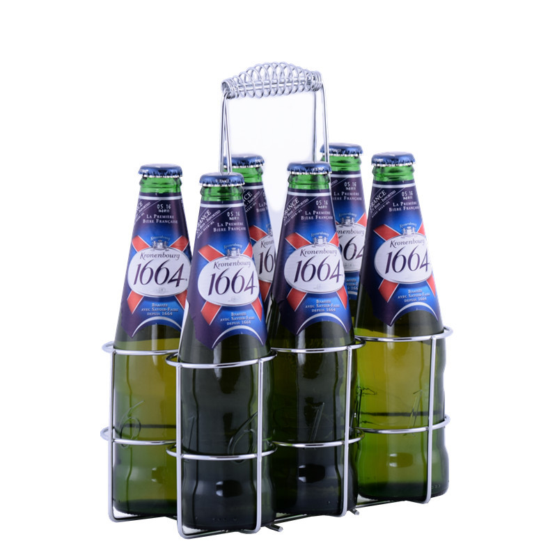 Picture of Wholesale bold bar KTV beer rack six bottle basket barbecue stall beer rack beer basket manufacturers