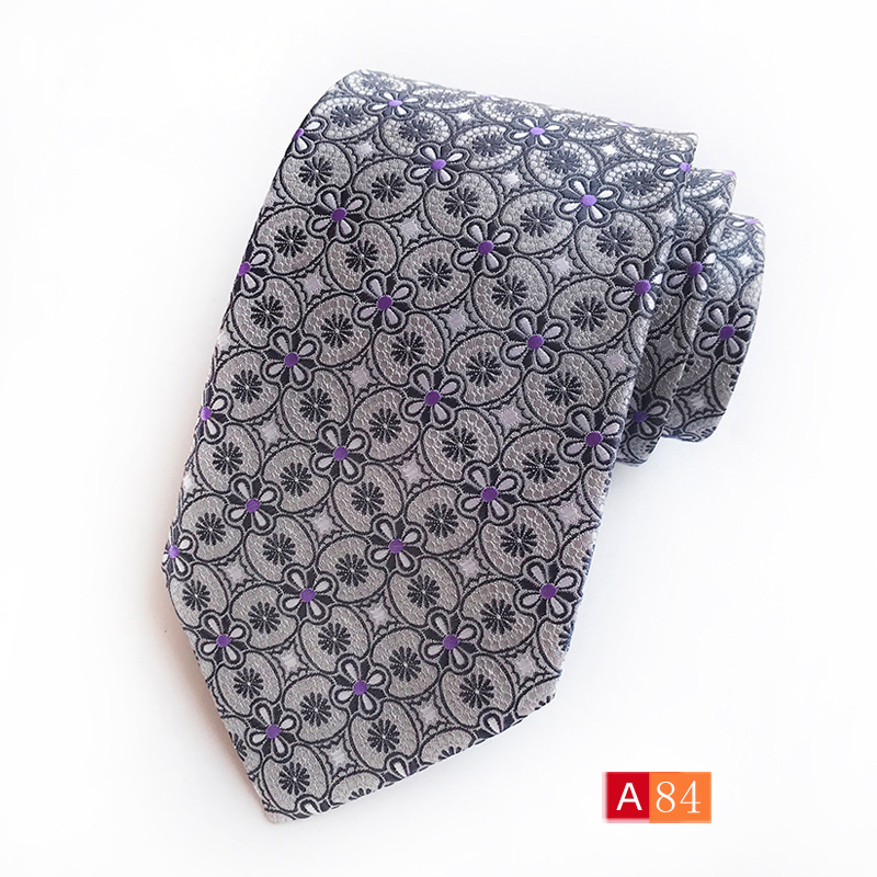 Picture of Source Factory Hot Jacquard Fabric Tie Men's Dress Business Suit Accessories Tie Wholesale