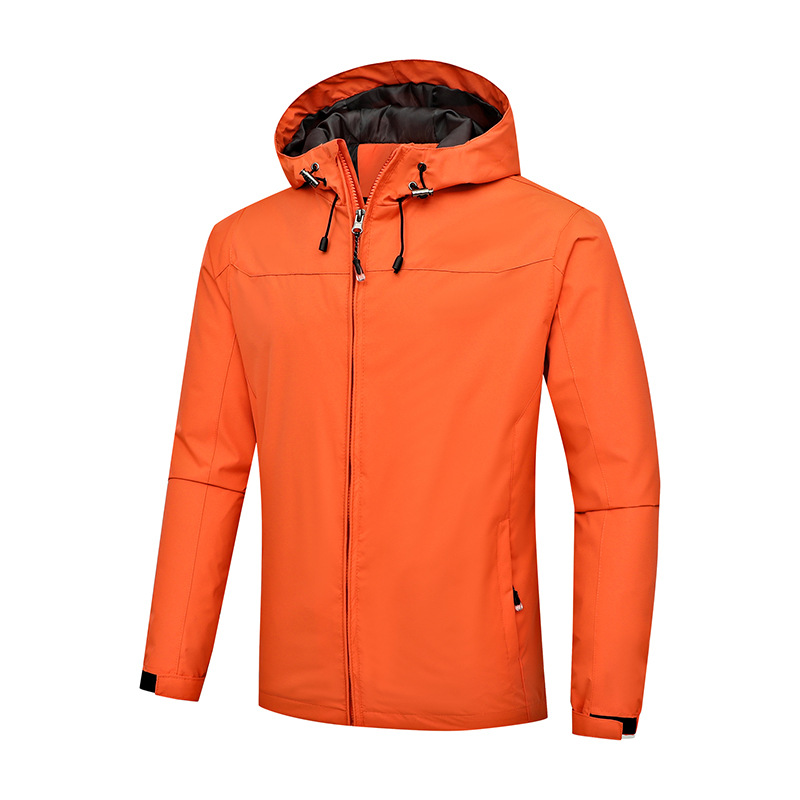 Picture of Outdoor windproof waterproof four-season mountaineering suit men's thin spring and autumn single-layer jacket women's one-piece hair