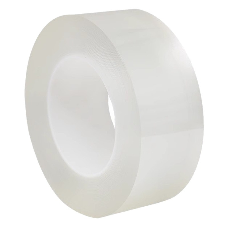 Transparent door bumper strip seamless single-sided nano tape acrylic patch kitchen oil-proof mildew-proof tape
