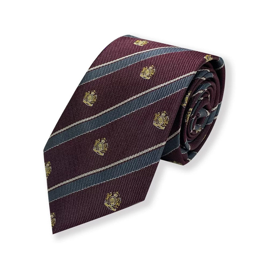 Picture of striped hand tie tie jk unisex japanese college style student shirt uniform dk casual necktie