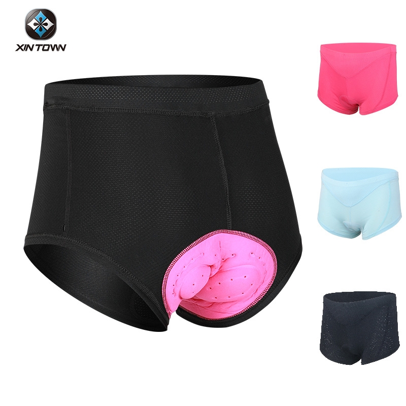 XINTOWN Cycling Underwear Women's Breathable Silicone Bicycle Cushion Women's Cycling Pants Sweat Absorbing Sports Short Cycling