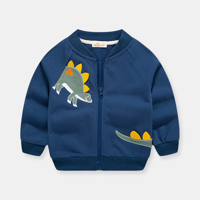 Picture of Autumn Zipper Shirt Boys Jacket 2025 New Style Baseball Uniform Kidsren's Top Casual Baby Jacket Cardigan