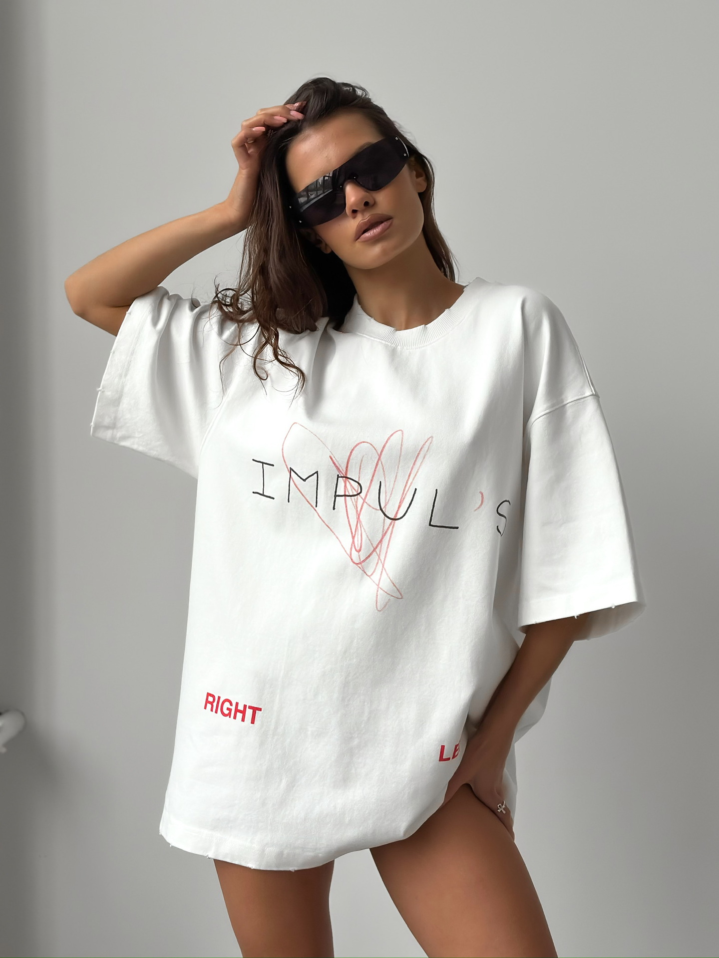 American Letter Printing Round Neck Short-sleeved T-shirt Women's Cross-border Trendy Brand Niche Loose Casual All-match Top Wholesale Women