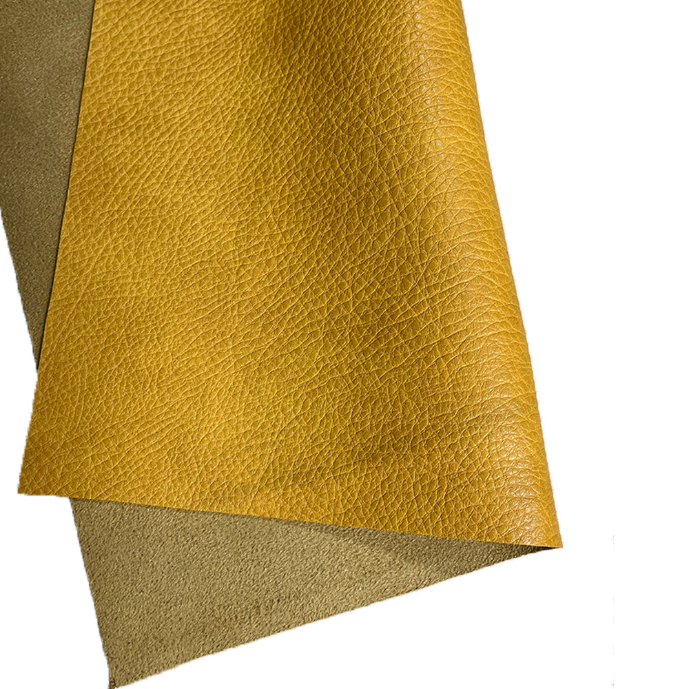 Picture of Factory in stock super soft litchi grain leather pvc material handmade DIY production materials sofa tables and chairs production materials