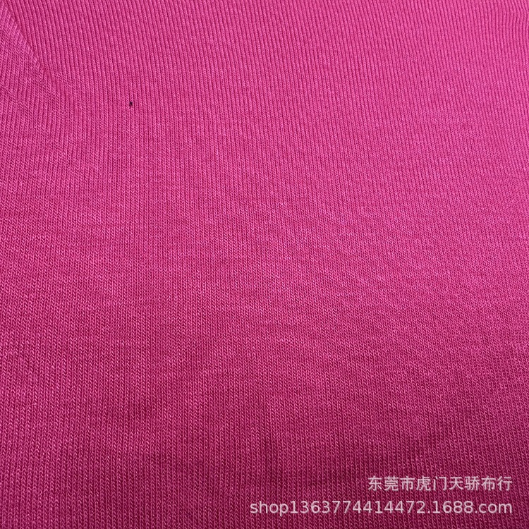 Spot supply of knitted 1*1 rib 180g cotton pull rack 1*1 casual rib pit bottoming shirt fabric