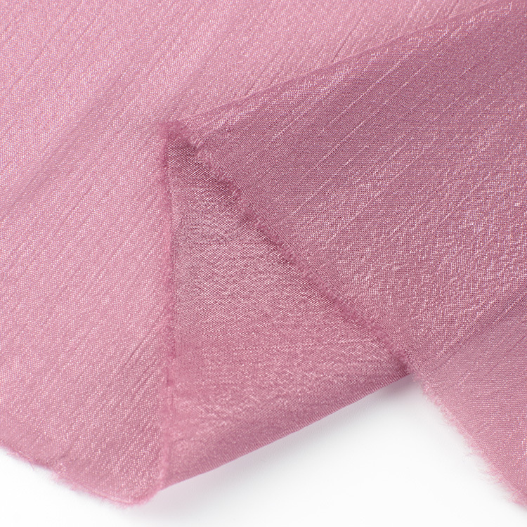 Picture of Diamond Wrinkle Polyester Shiny Silk Fabric Ancient Style National Style Dress Long Skirt Hanfu Chiffon Bright Color