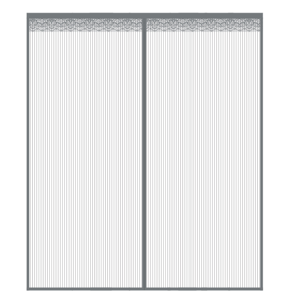Picture of Magnetic Mosquito Net Door Curtain with Full Magnetic Closure, No-Drill Installation, Wholesale from Manufacturer, Mosquito-Proof Magic Tool