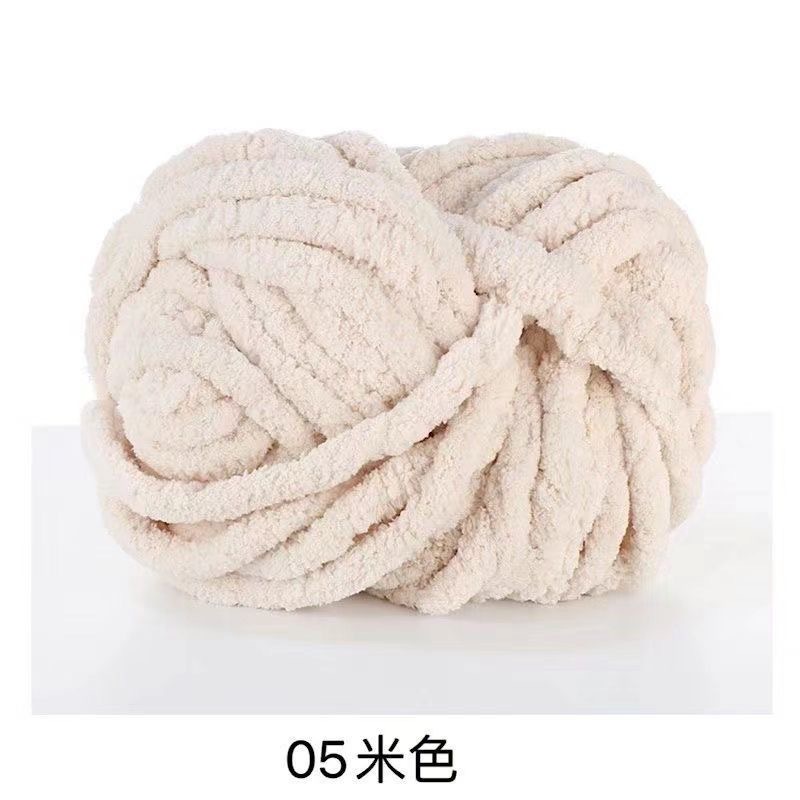 Picture of Extra Thick Ice Stick Cat Tail Thread Wholesale Sausage Wool Handmade DIY Cushion Blanket Cat Nest Big Tree Sweater Decoration