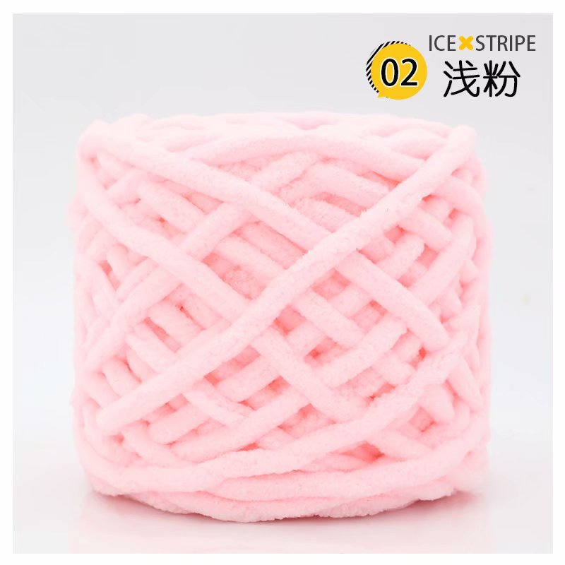 Picture of Ice Strip Thread Single Strand Thick Stick Needle Thread Knitting Blanket Slipper Thread Scarf Hat Scarf Thread Manufacturer Wholesale Worsted