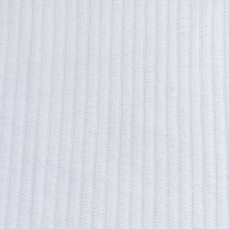 Picture of Vertical strip idea snowflake jacquard air layer two sides cotton silk fabric baby bag cotton jacket one-piece clothing fabric