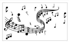 Picture of Music note 0855 Amazon ebay hot sale special price new carved decorative DIY wall stickers