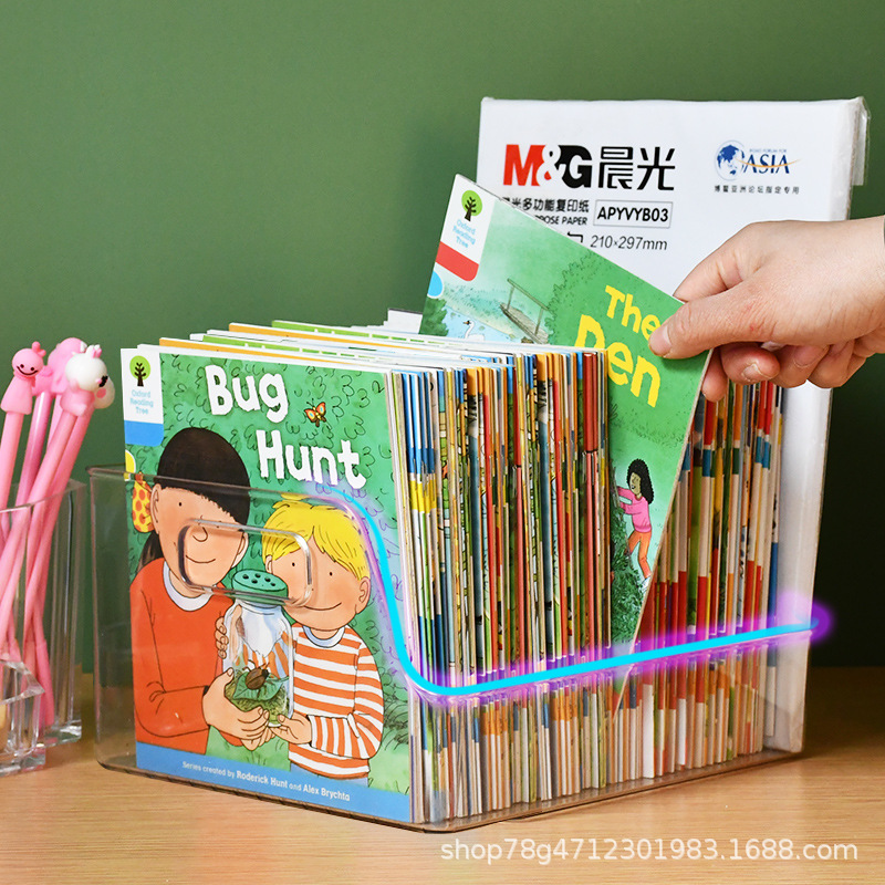 Children's Picture Book Storage Box Raz Oxford Tree Book Graded Storage Rack Book Storage Basket Bookshelf Kidsren's Room