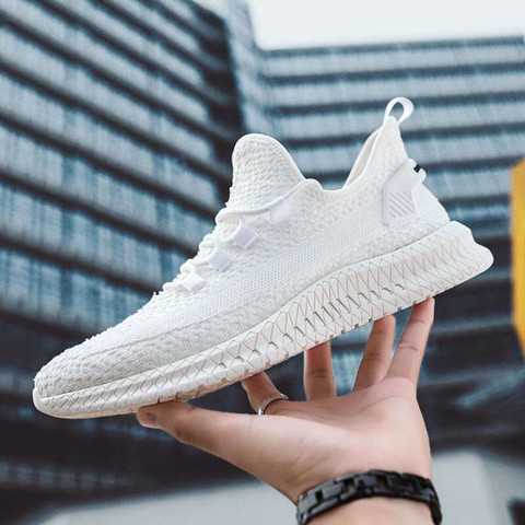 Picture of Cross-Border men's casual shoes men's fashionable all-matching sneaker men's shoes flying woven breathable mesh cloth shoes factory wholesale