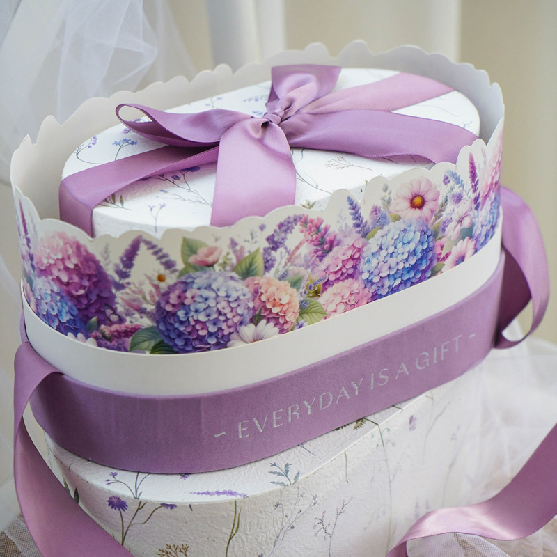 Find a companion gift box advanced sense bridesmaid companion gift box flannel bronzing heaven and earth cover companion gift box wholesale