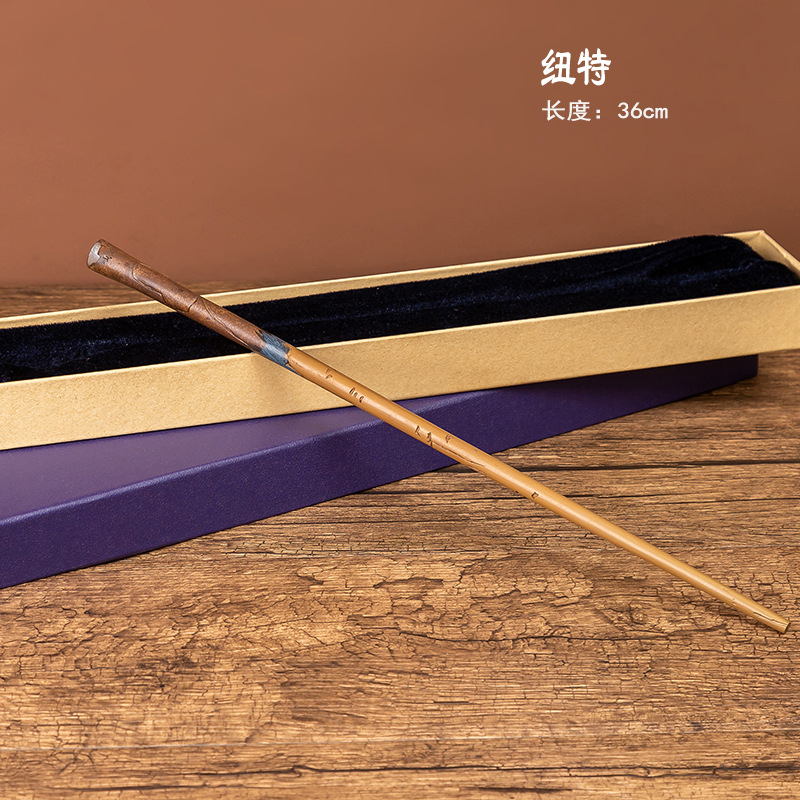 Picture of Harry Magic Wand Hermione Magic Wand Dumbledore cos Props Halloween Metal Core in stock Bare Wand
