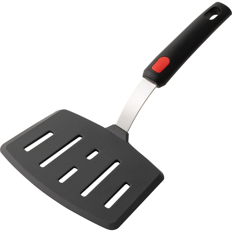 Picture of Stainless Steel Handle Silicone Cooking Shovel 5 Piece Set Kitchen High Temperature Resistant Silicone Frying Shovel Household Teppanyaki Cooking Shovel
