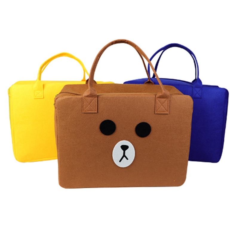 Felt Bag Felt Travel Bag Large Capacity Duffel Bag Lightweight Fashion Duffel Bag Felt Travel Bag