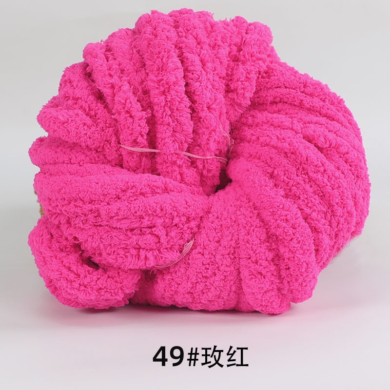Picture of Extra Thick Ice Stick Cat Tail Thread Wholesale Sausage Wool Handmade DIY Cushion Blanket Cat Nest Big Tree Sweater Decoration