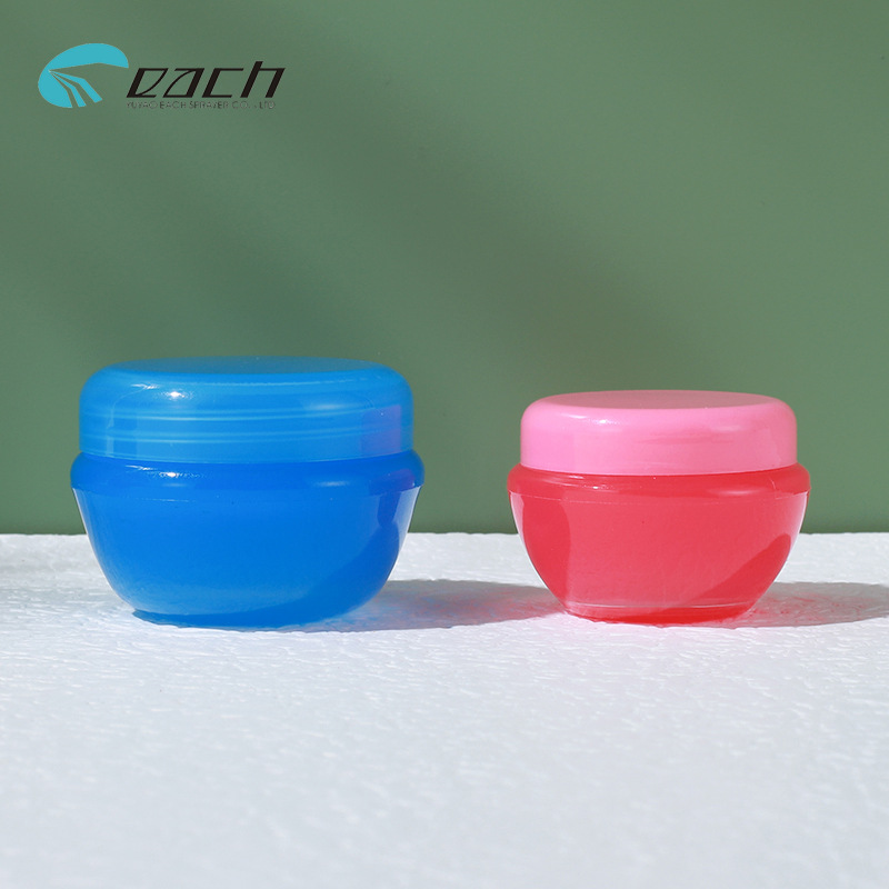Factory Supply Colorful Cream Bottle Travel Portable Face Cream Cosmetic Sub-Bottling Pp Mushroom Box Cream Bottle