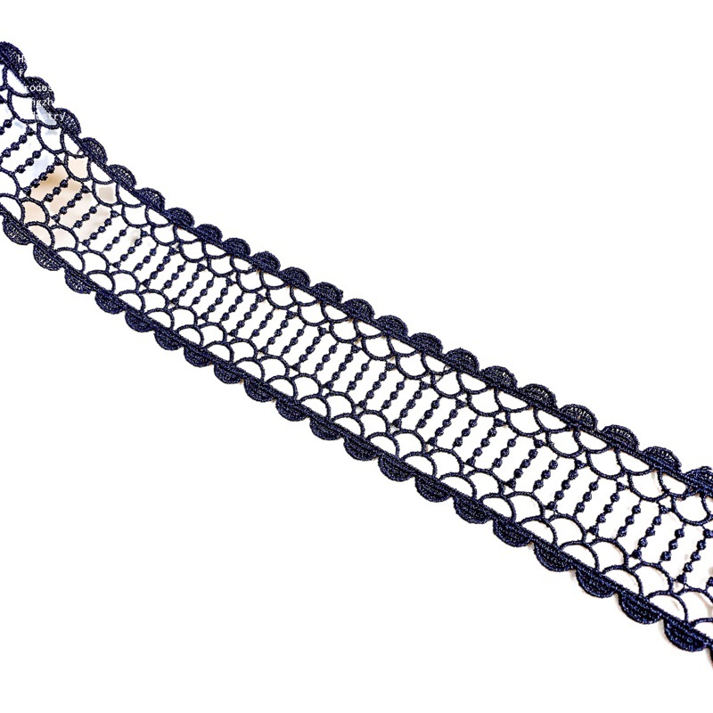 Good things polyester hollow polyester water soluble lace clothing accessories accessories staircase DIY wave bar code lace