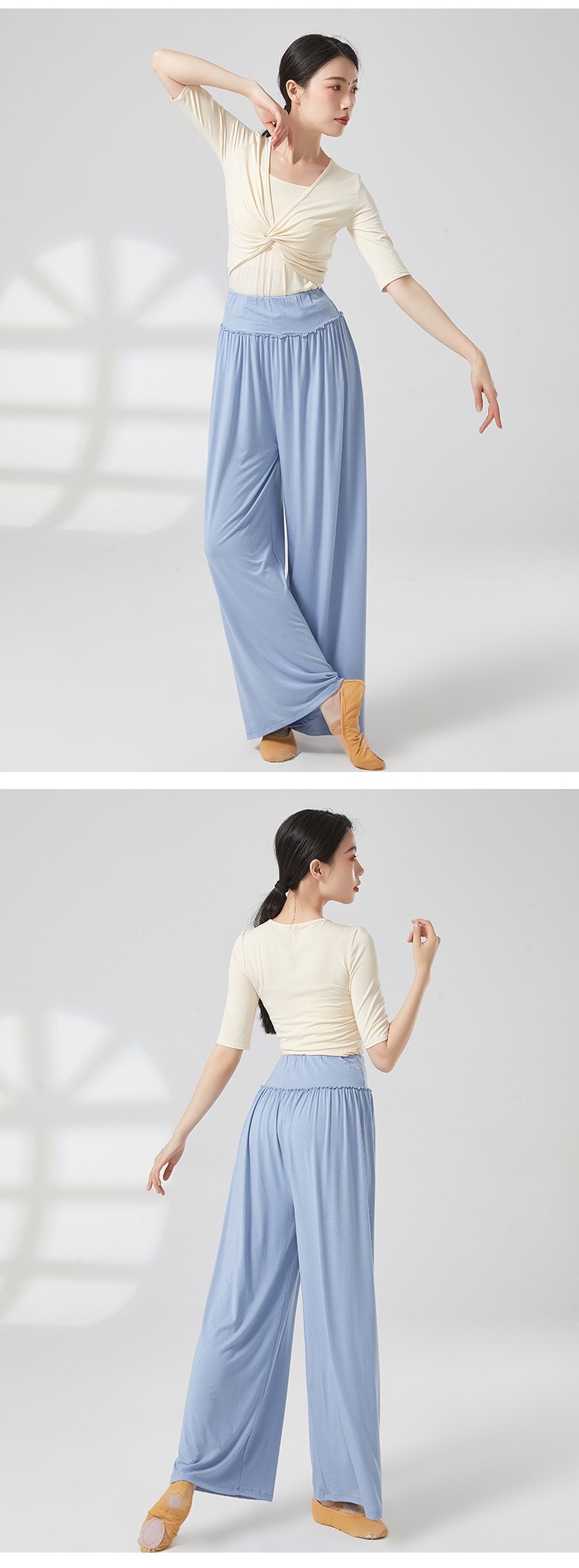 Picture of Dancing Clothing Modern Practice Top Women's Chinese Classical Dance Dancing Clothing Adult Slim-fit Temperament Long-sleeved suit