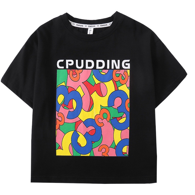 Boys' Short-sleeved T-shirt Summer 2022 New Children's Children's Clothing Top Men's Baby's Western Style Half-sleeved T-shirt Korean Style Trendy