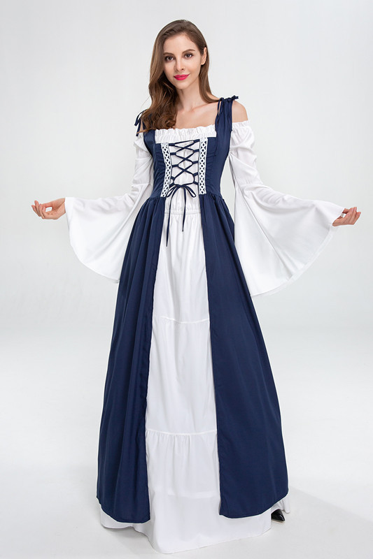 Picture of Halloween New European Retro Court Costume Queen Princess Queen Party Evening Dress Stage Play Costume