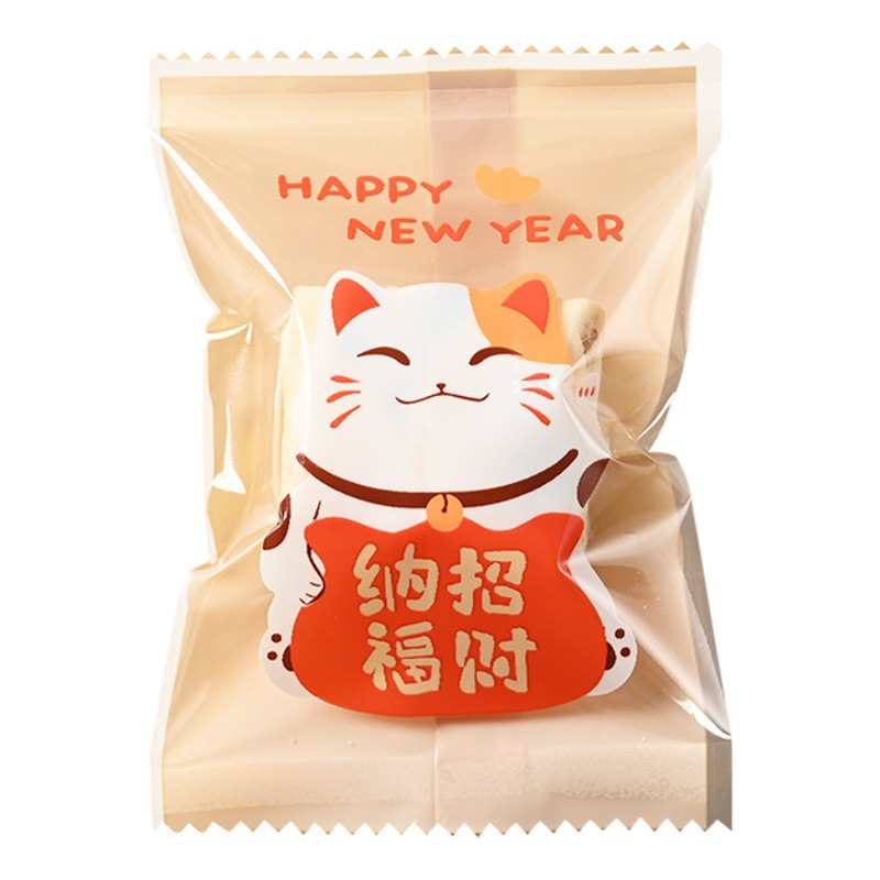 New Year Snowflake Crisp Packaging Bag Year of the Snake Festive Year More Biscuit Bag Nougat Machine Sealed Bag Candy Packaging Bag