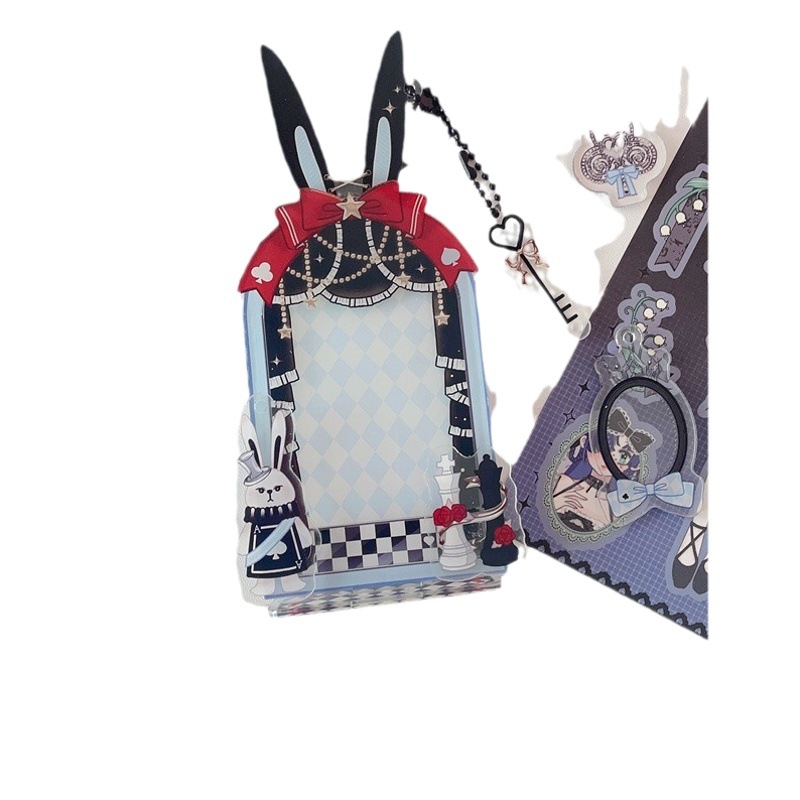 Original brand Alice rabbit rabbit soft cute card star card desktop 3 inch acrylic photo frame gift