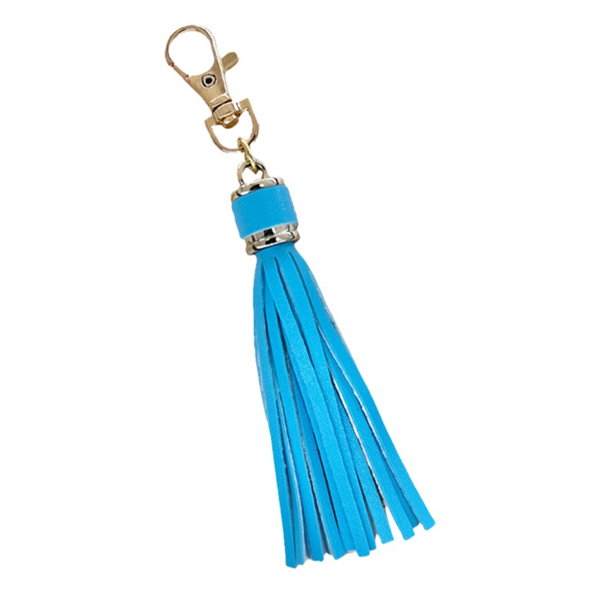 PU Leopard Tassel Pendant Imitation Microfiber Long Tassel diy Bag Accessories Keychain Leather Tassel Accessories