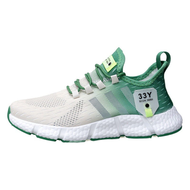 Picture of Poop foot feeling export European and American Foreign trade cut label high-end men's shoes real popcorn bottom Men's sports casual running shoes