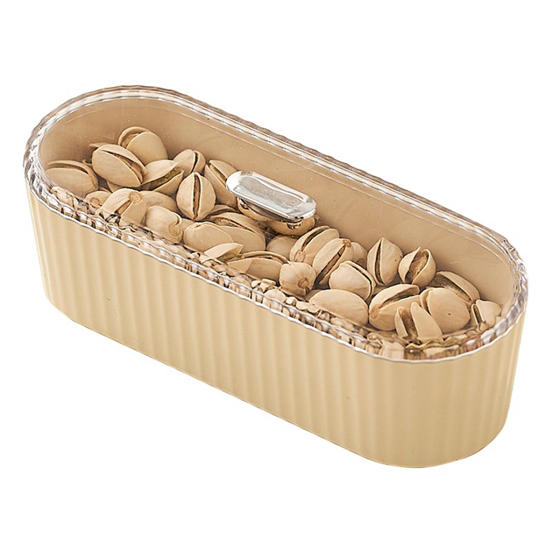 Picture of Fruit Plate High Beauty Value Household Living Room Tea Table Plastic Dried Fruit Box Simple Fashion Free Placement Fruit Plate with Lid