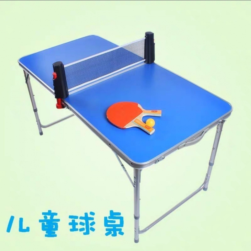 Picture of Children's Table Tennis Table for 6 to 14 Years Old Simple Foldableing Portable Home Primary School Student 12 Years Old Stall Exhibition Study Table