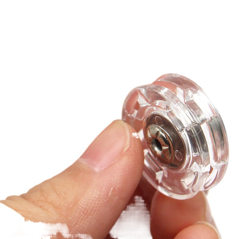 Plastic transparent hidden buckle hidden buckle woolen coat invisible button anti-exposure transparent button buckle