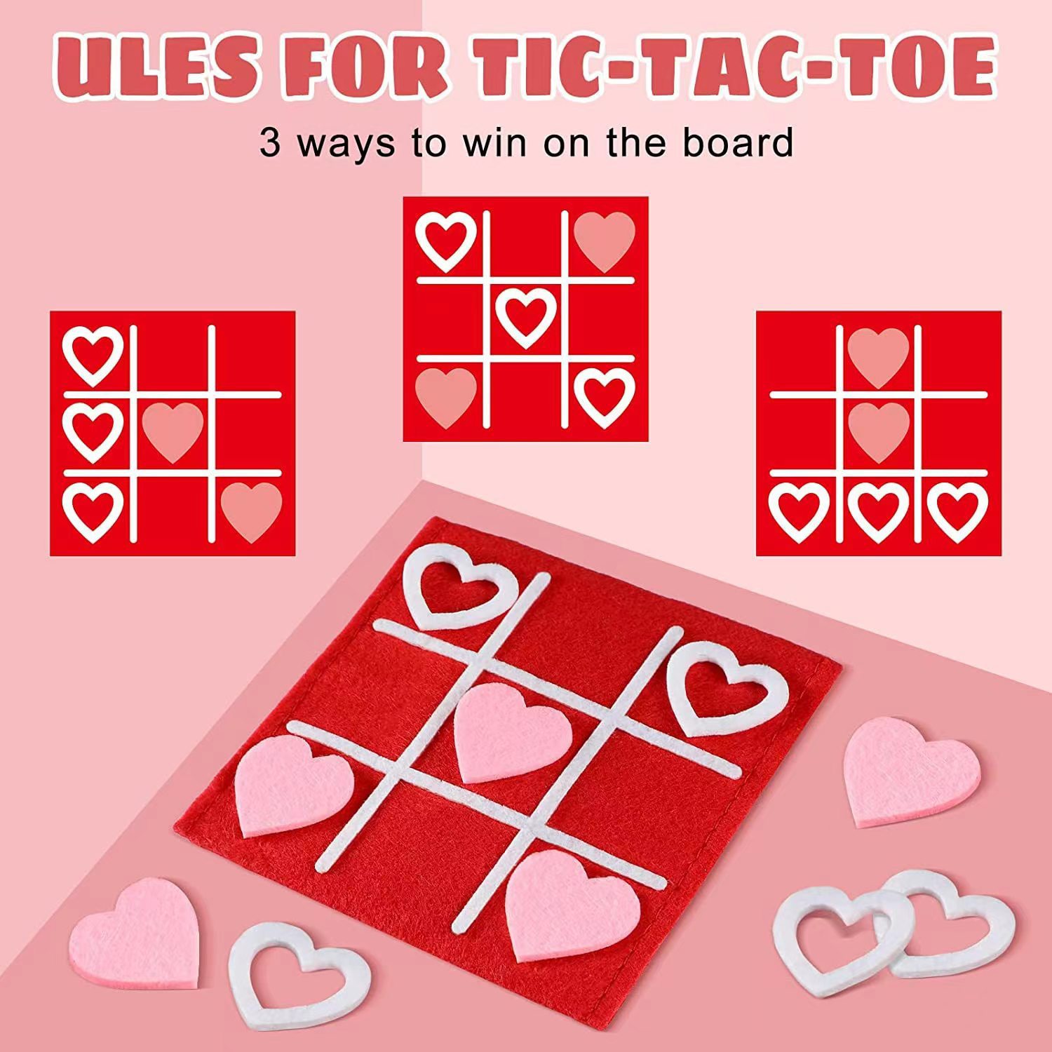 New Children's Felt Mini Jiugongge Chessboard Puzzle Game Board Jiugongge Tacto Tacto Felt Board