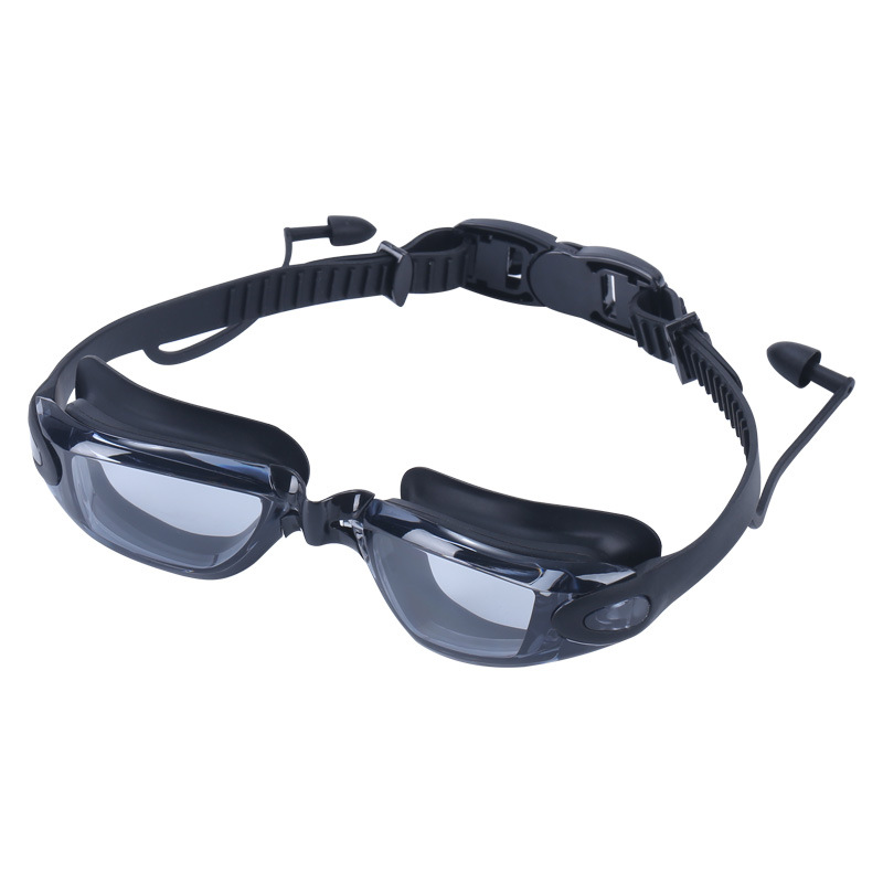 Picture of OCORT adult anti-fog silicone flat goggles HD vision waterproof cross-border men's and women's swimming glasses wholesale