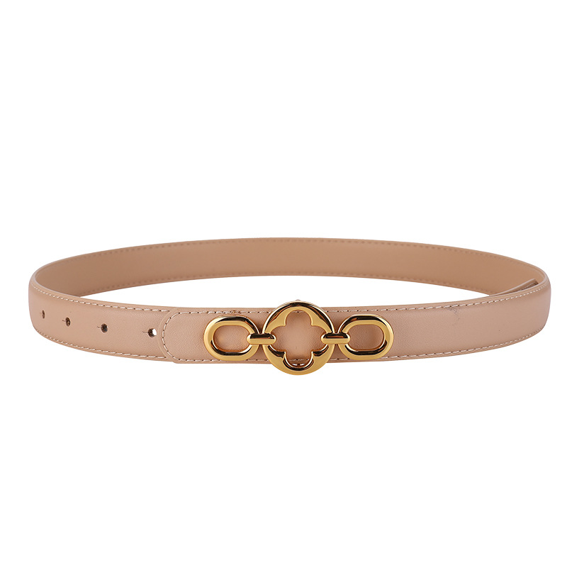 Picture of Women's High-end Cowhide Belt All-match Decorative Jeans dress Women's Thin Waist Seal Genuine Leather Belt Women's