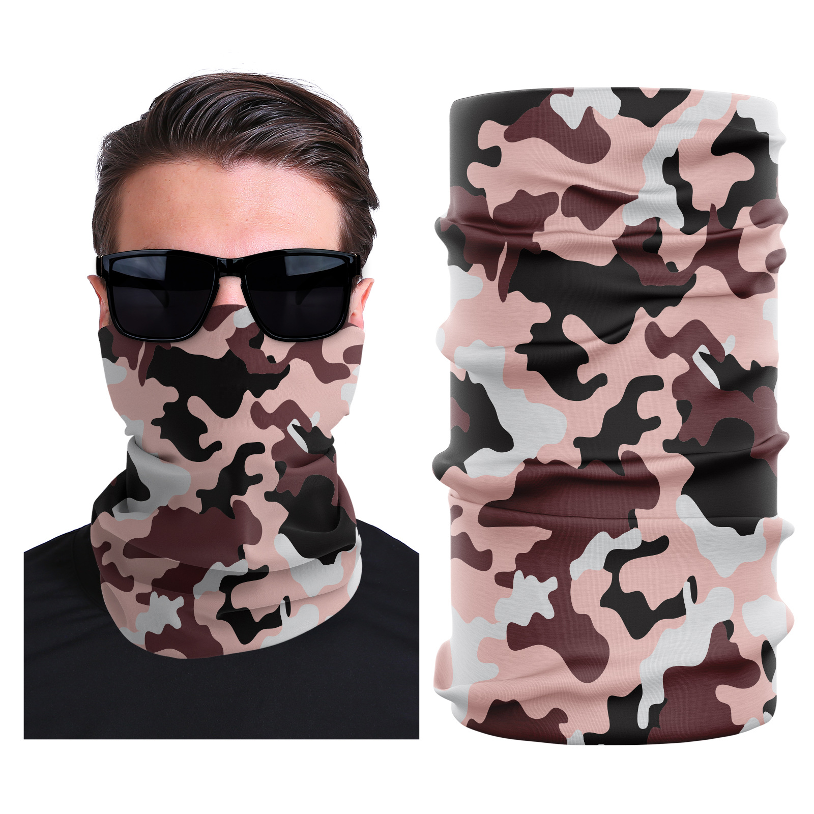 Picture of Xunhui magic scarf outdoor scarf mountaineering riding scarf high elastic seamless Ice Silk face towel cross-border bandana