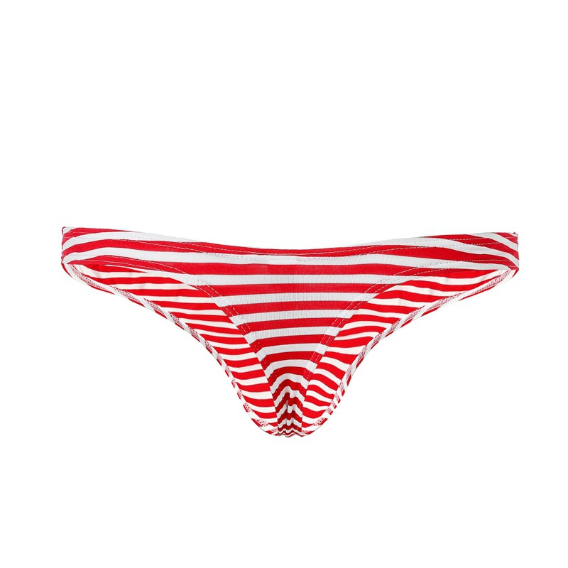 Picture of Underwear Men's Cotton Striped Fashionable Comfortable G-string Men's Low Waist Sexy High-end Youth Trousers