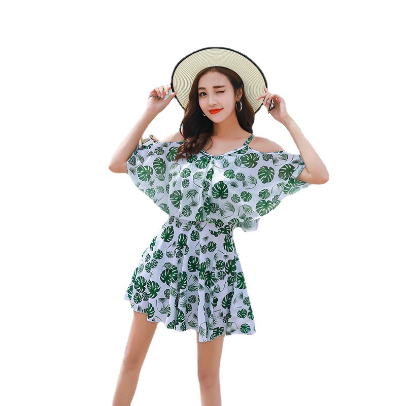 Picture of 2025 Fashion Swimsuit Women's Fresh Printed Swimsuit Separates Outdoor Hot Spring Swimsuit Slim Bikini Wholesale