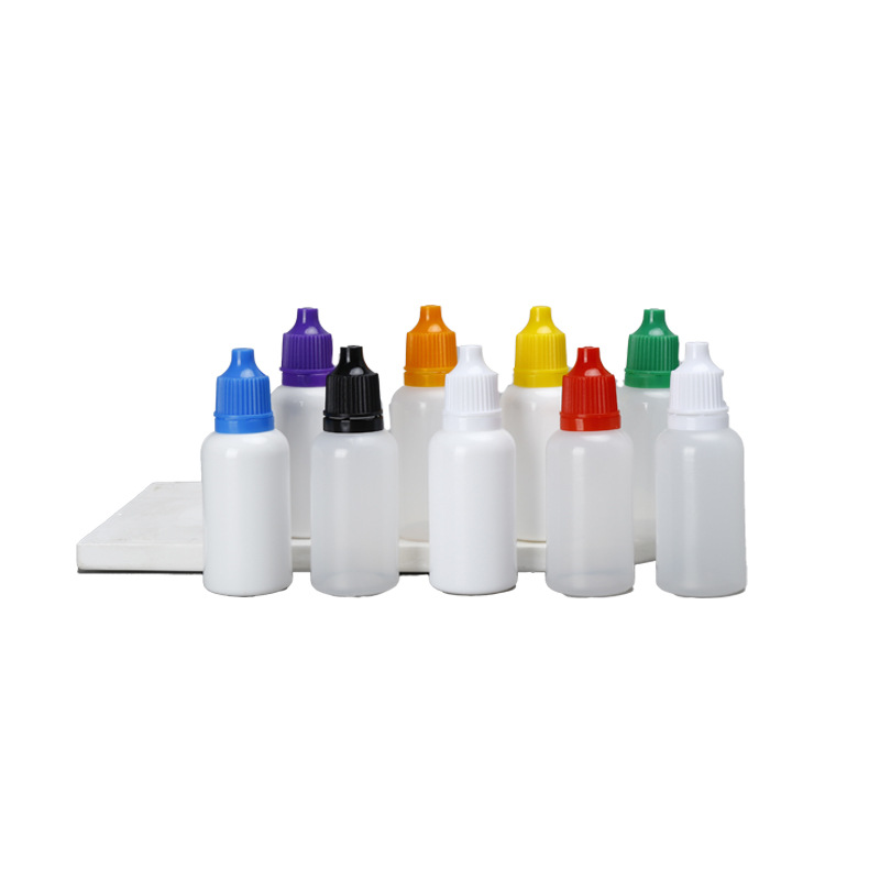 Picture of Spot Pigment Bottle 20ml ml Plastic Bottle Eye Drops Bottle Squeeze Pe Small Mouth Liquid Bottle 20 ml Ink Bottle