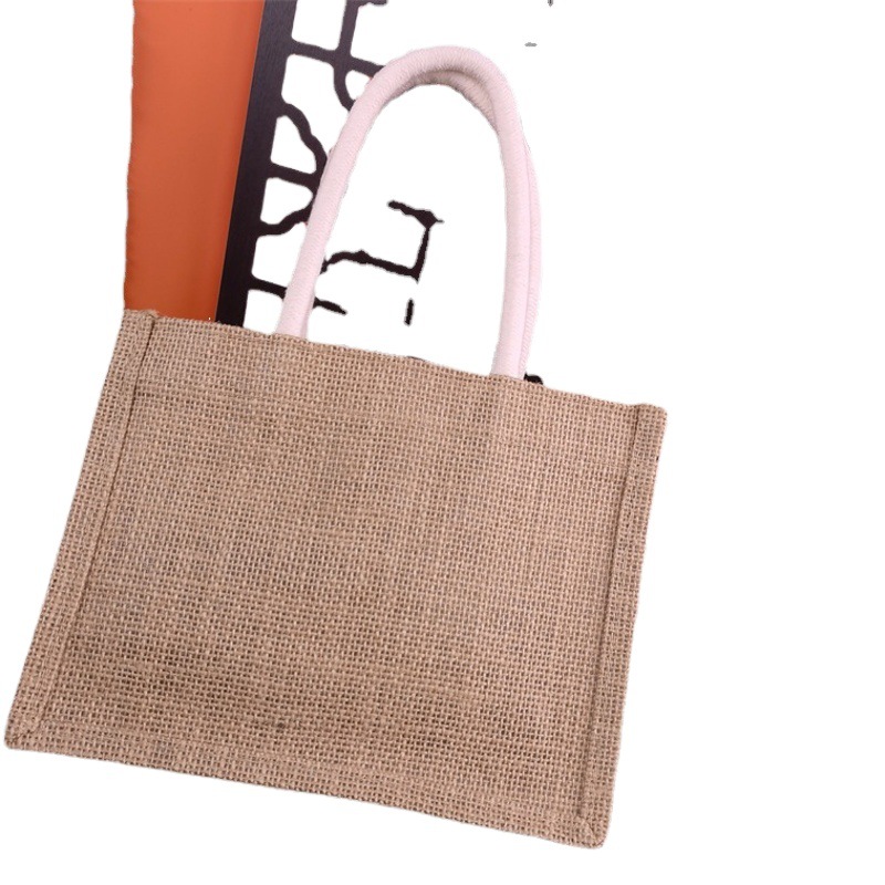 SLEEPES Bags Unprinted Shopping Bags Wholesale Linen Jute Printing Customizable in stock Hand Gift Tote Bag