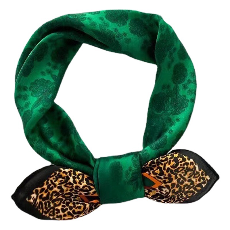 Small Square Scarf Women's 70x 70 Korean All-match Decorative Suit Shirt Professional Scarf Neck Thin Scarf