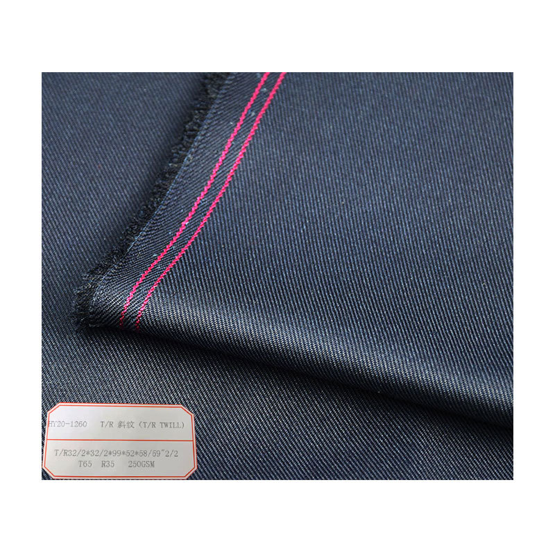 TR twill autumn and winter men's work clothes business wear formal fabric polyester-viscose blended fabric