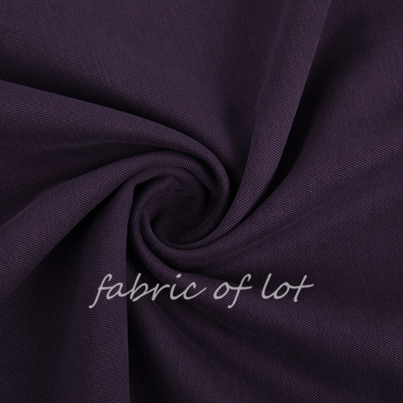 [Customized] 12137# lyocell cotton twill woven fabric can be cut with sample and blank women's coat pants