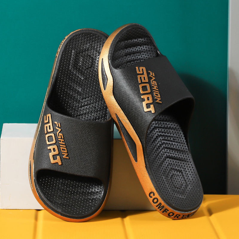 Picture of New Men's Slippers Wholesale Summer Household Non-slip Thick Bottom Indoor Home Bathroom Slippers Men's Slippers