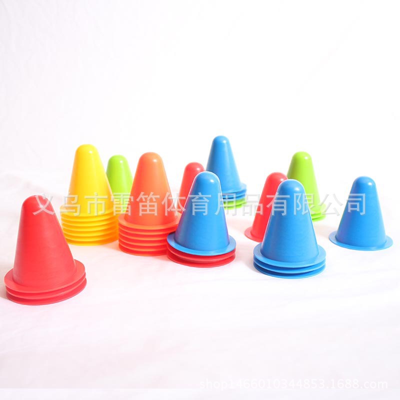 Picture of Children's roller skating roadblock skating practice training props obstacle windproof flat pile roller skating pile roller skating logo plate